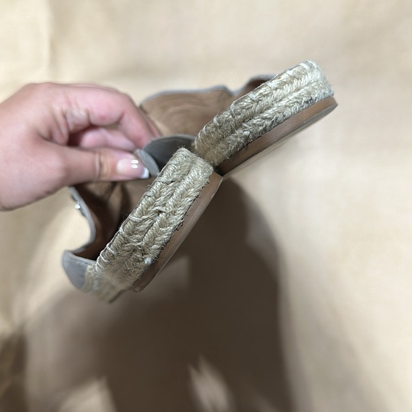 Halogen Espadrille Suede Crystal Embellished Mule - Picture 6 of 6